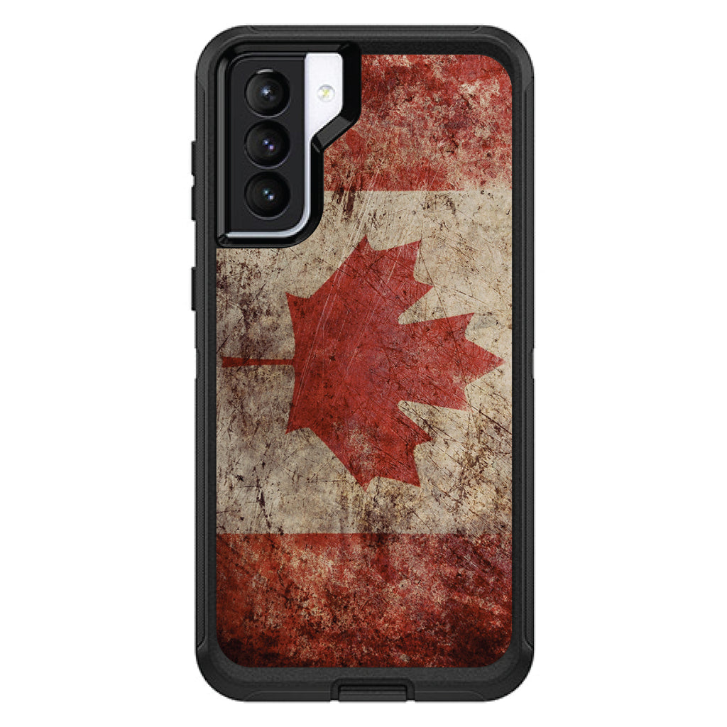 Canadian Flag Old Weathered OtterBox Defender Case for iPhone & Galaxy, view 5