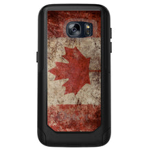 DistinctInk™ OtterBox Commuter Series Case for Apple iPhone or Samsung Galaxy - Canadian Flag Old Weathered