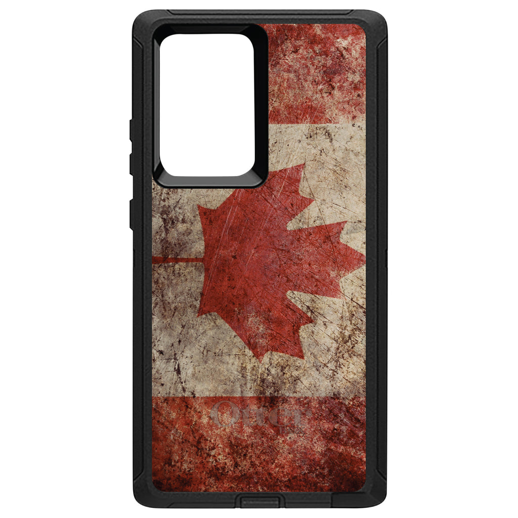 Canadian Flag Old Weathered OtterBox Defender Case for iPhone & Galaxy, view 13