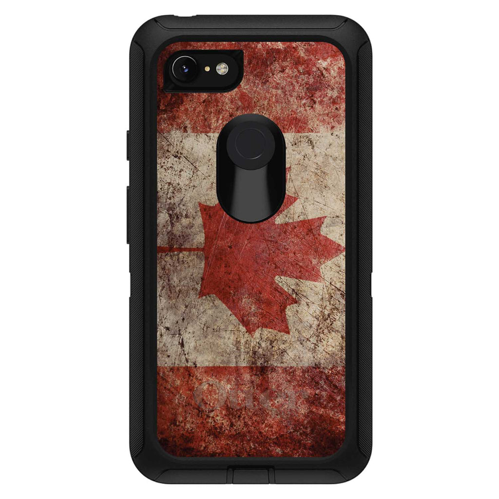 Canadian Flag Old Weathered OtterBox Defender Case for iPhone & Galaxy, view 18