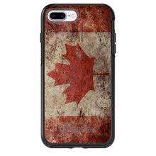 DistinctInk™ OtterBox Symmetry Series Case for Apple iPhone / Samsung Galaxy / Google Pixel - Canadian Flag Old Weathered