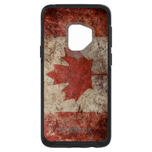 DistinctInk™ OtterBox Symmetry Series Case for Apple iPhone / Samsung Galaxy / Google Pixel - Canadian Flag Old Weathered