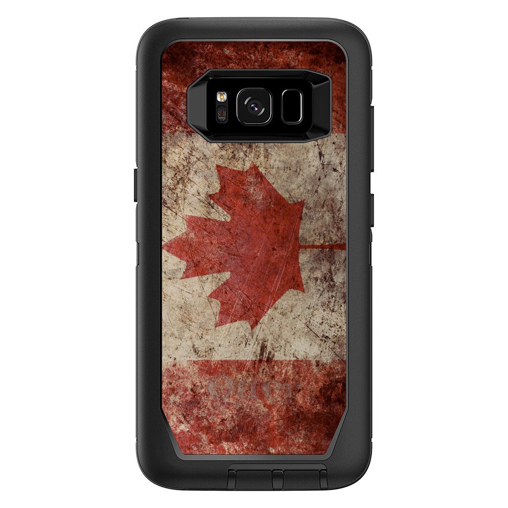 Canadian Flag Old Weathered OtterBox Defender Case for iPhone & Galaxy, view 12