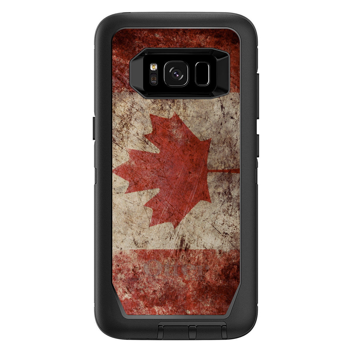 Canadian Flag Old Weathered OtterBox Defender Case for iPhone & Galaxy, view 12