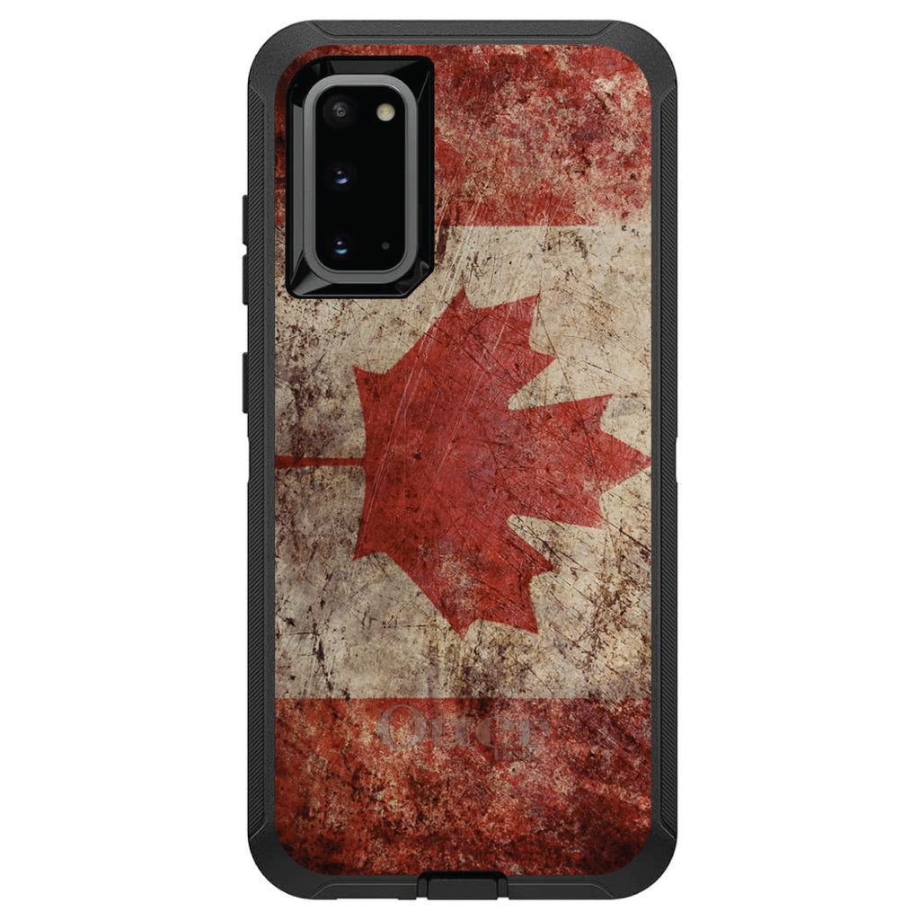 Canadian Flag Old Weathered OtterBox Defender Case for iPhone & Galaxy, view 8