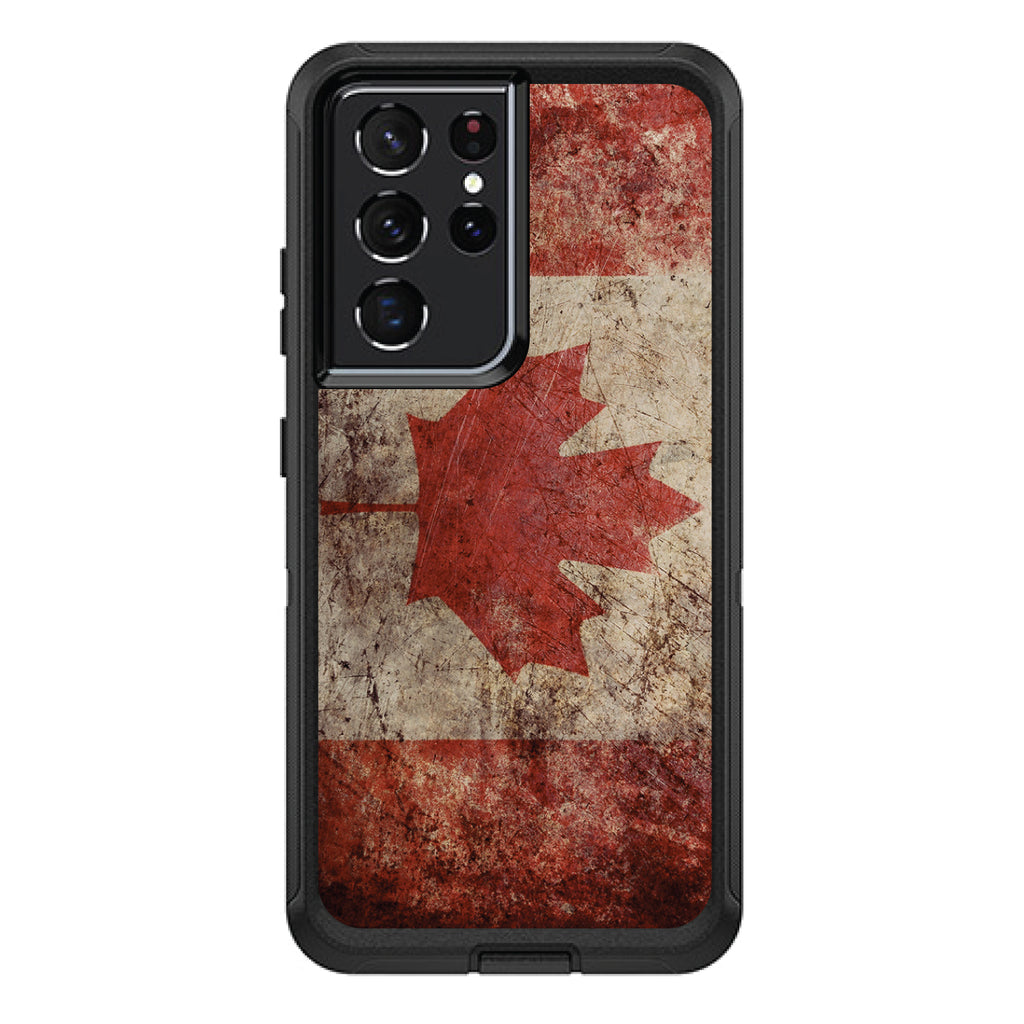 Canadian Flag Old Weathered OtterBox Defender Case for iPhone & Galaxy, view 7