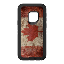 DistinctInk™ OtterBox Defender Series Case for Apple iPhone / Samsung Galaxy / Google Pixel - Canadian Flag Old Weathered