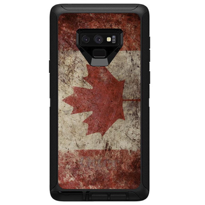 Canadian Flag Old Weathered OtterBox Defender Case for iPhone & Galaxy, view 16