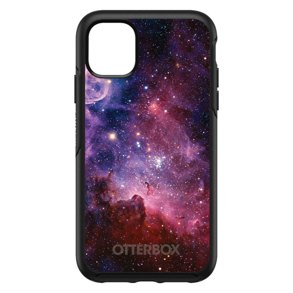 Purple Pink Carina Nebula OtterBox Symmetry Case for iPhone & Galaxy, view 3