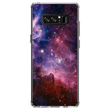 DistinctInk® Clear Shockproof Hybrid Case for Apple iPhone / Samsung Galaxy / Google Pixel - Purple Pink Carina Nebula