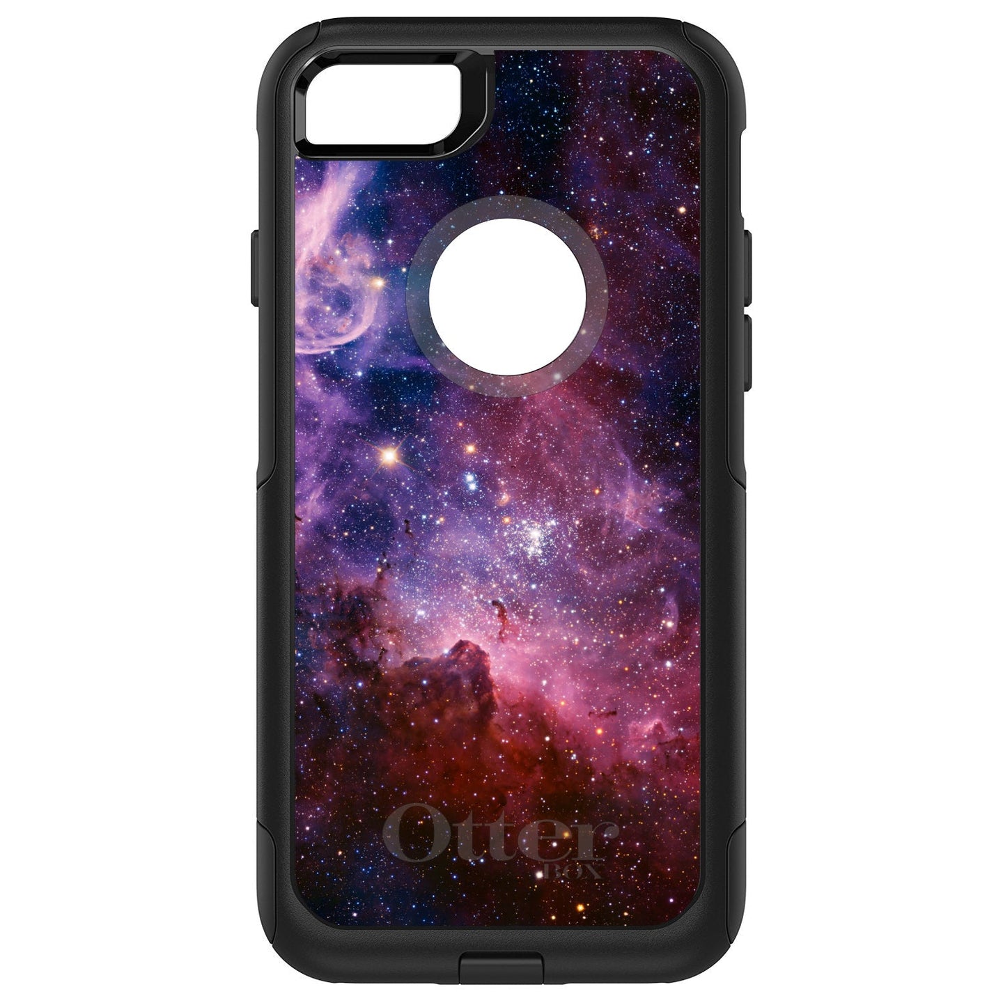DistinctInk™ OtterBox Commuter Series Case for Apple iPhone or Samsung Galaxy - Purple Pink Carina Nebula