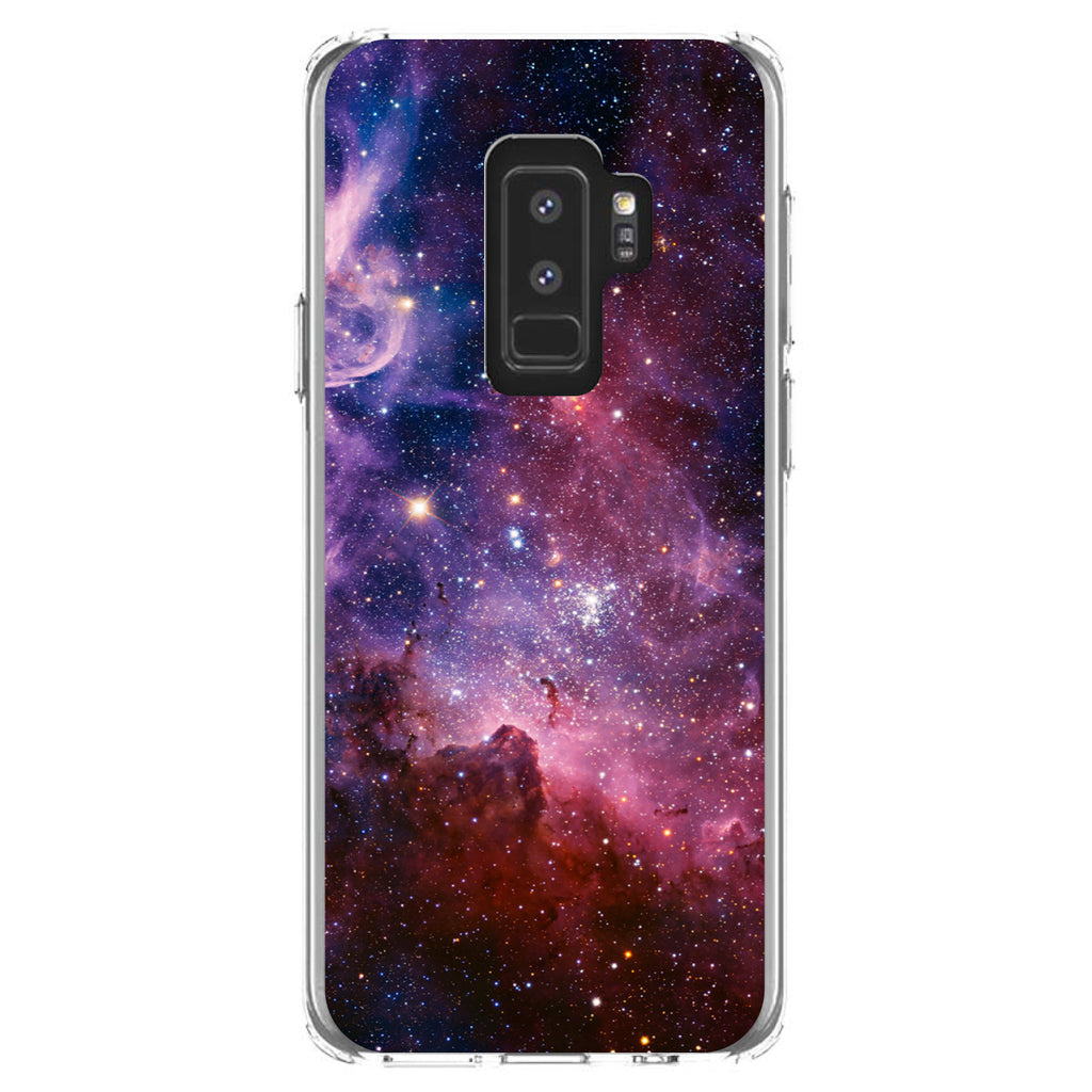 Purple Pink Carina Nebula Clear Shockproof iPhone Case, view 20