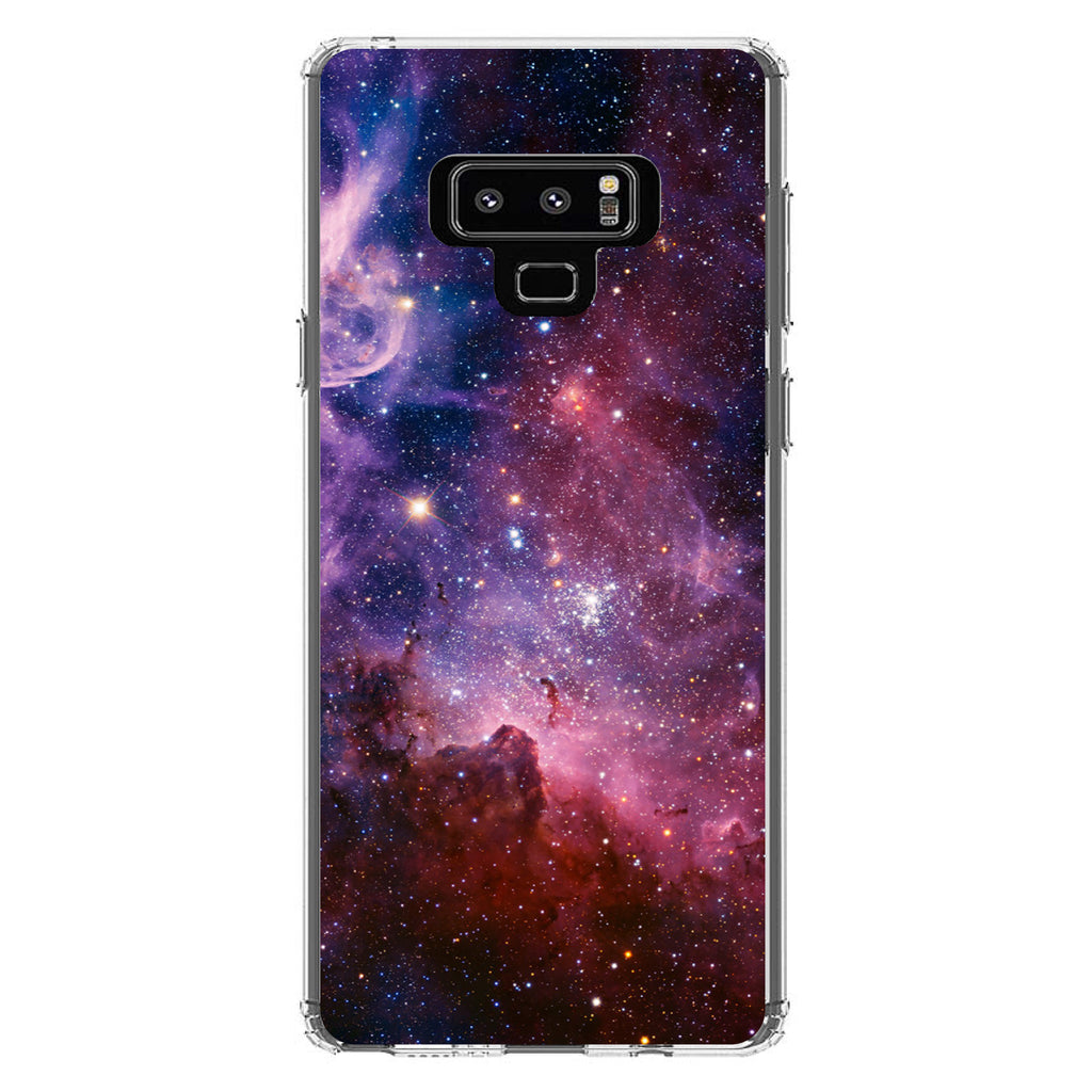 Purple Pink Carina Nebula Clear Shockproof iPhone Case, view 11