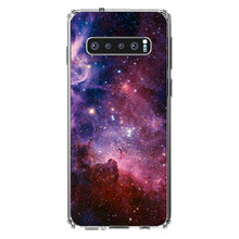 DistinctInk® Clear Shockproof Hybrid Case for Apple iPhone / Samsung Galaxy / Google Pixel - Purple Pink Carina Nebula