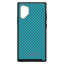 DistinctInk™ OtterBox Symmetry Series Case for Apple iPhone / Samsung Galaxy / Google Pixel - Teal Purple Checkered Pattern