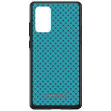 DistinctInk™ OtterBox Symmetry Series Case for Apple iPhone / Samsung Galaxy / Google Pixel - Teal Purple Checkered Pattern