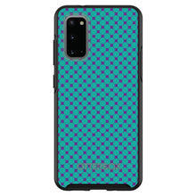 DistinctInk™ OtterBox Symmetry Series Case for Apple iPhone / Samsung Galaxy / Google Pixel - Teal Purple Checkered Pattern