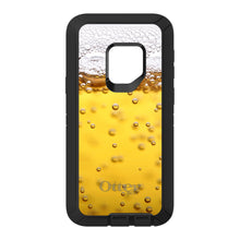 DistinctInk™ OtterBox Defender Series Case for Apple iPhone / Samsung Galaxy / Google Pixel - Beer Glass Foam Bubbles