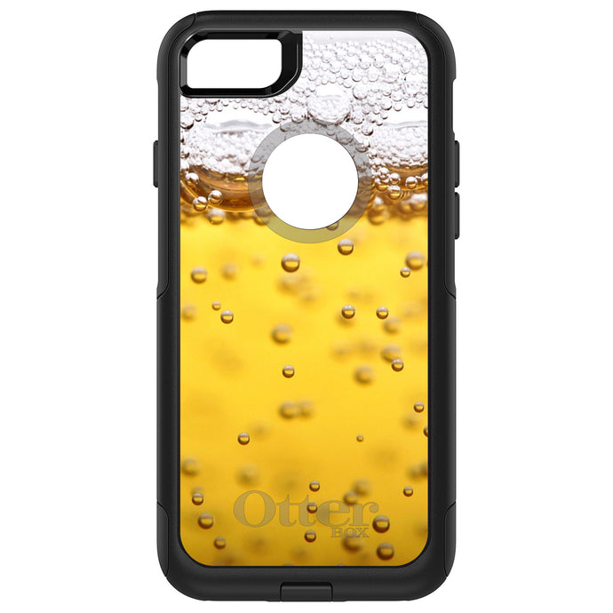 DistinctInk OtterBox Commuter Series Case for Apple iPhone or Samsung Galaxy - Beer Glass Foam Bubbles