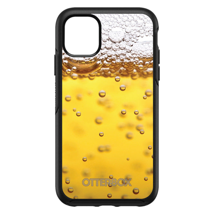DistinctInk™ OtterBox Symmetry Series Case for Apple iPhone / Samsung Galaxy / Google Pixel - Beer Glass Foam Bubbles