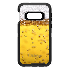 DistinctInk™ OtterBox Defender Series Case for Apple iPhone / Samsung Galaxy / Google Pixel - Beer Glass Foam Bubbles