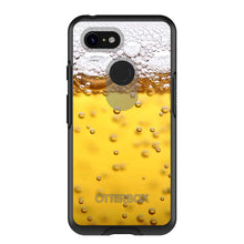 DistinctInk™ OtterBox Symmetry Series Case for Apple iPhone / Samsung Galaxy / Google Pixel - Beer Glass Foam Bubbles
