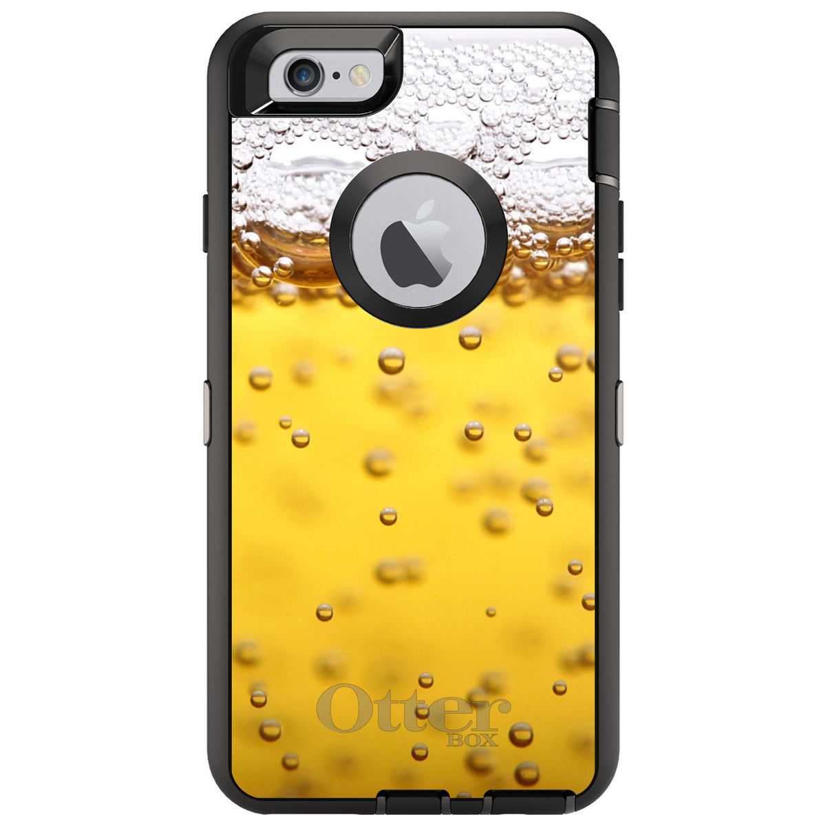 Beer Glass Foam Bubbles OtterBox Defender Case for iPhone & Galaxy, view 4