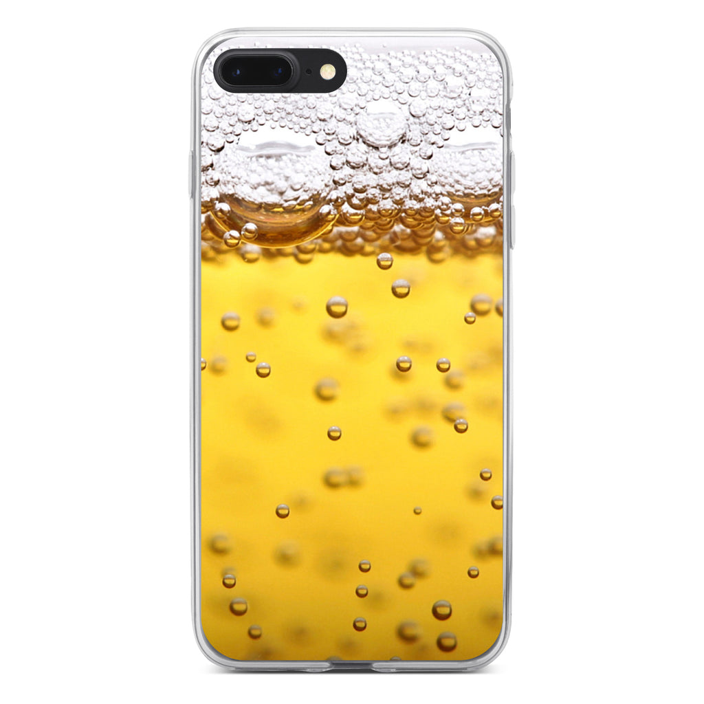 Beer Glass Foam Bubbles Clear Shockproof iPhone Case, view 6