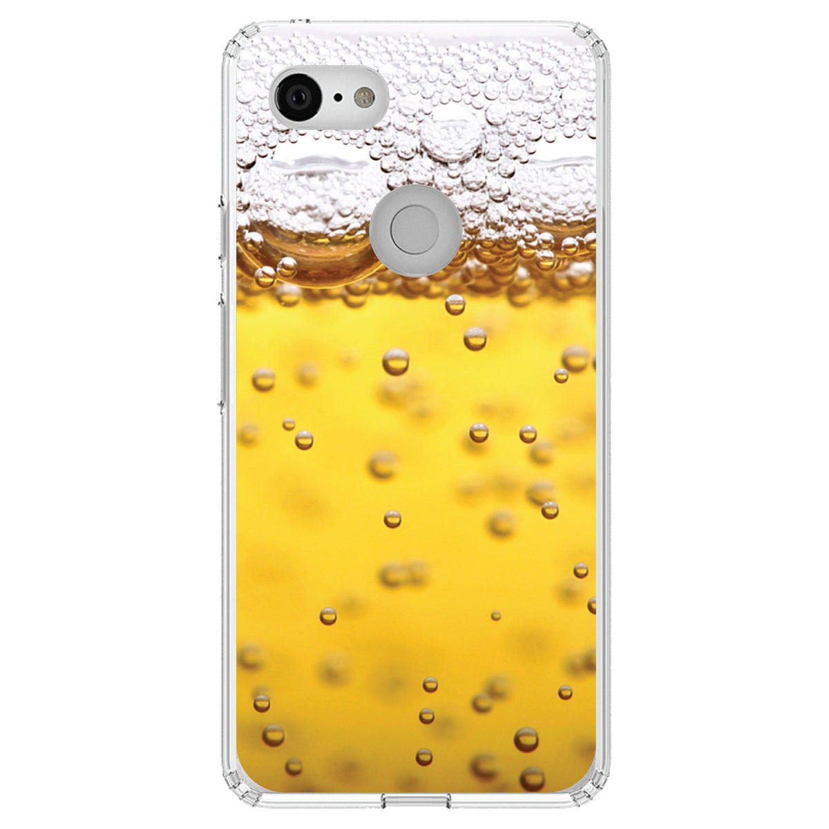 Beer Glass Foam Bubbles Clear Shockproof iPhone Case, view 22
