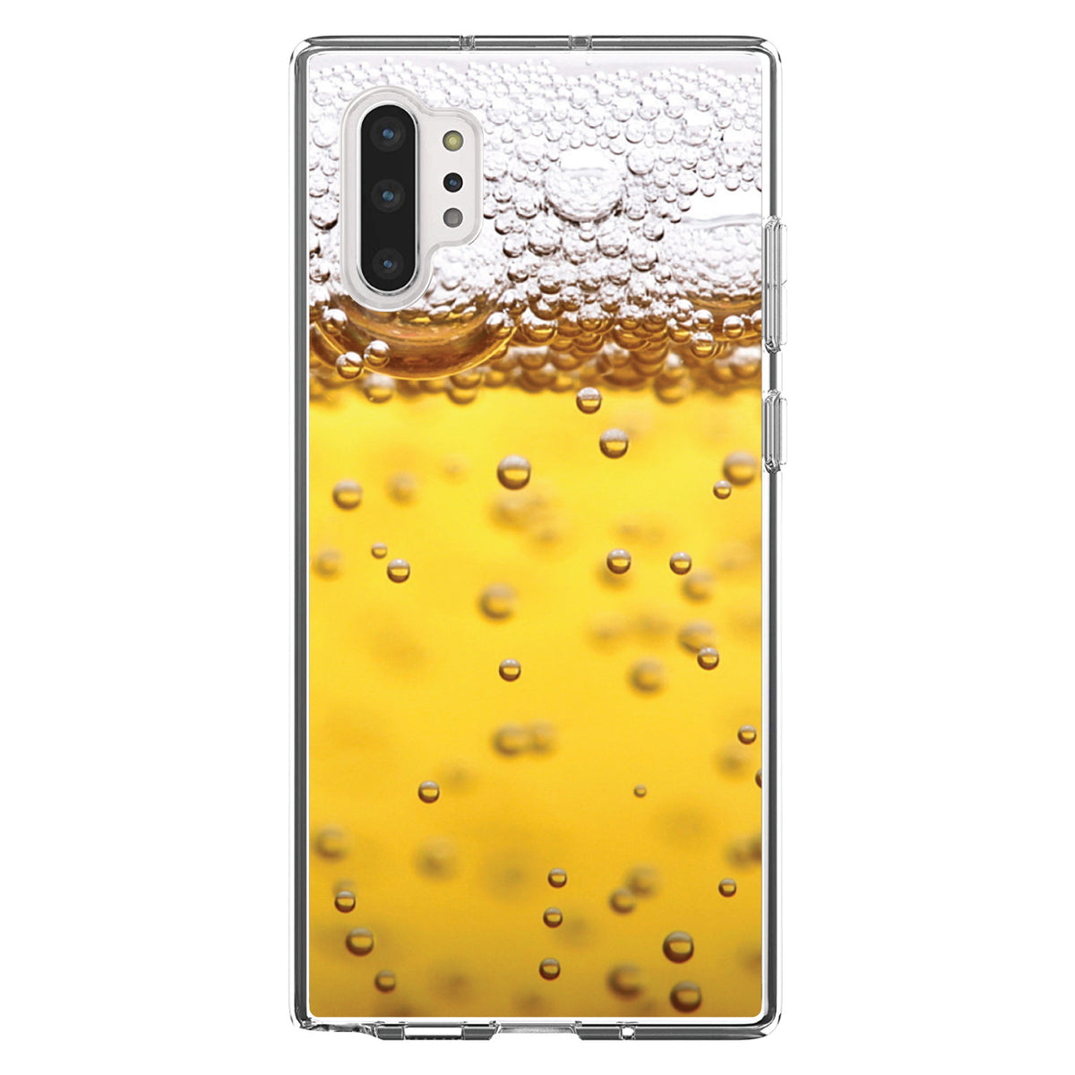 Beer Glass Foam Bubbles Clear Shockproof iPhone Case, view 10