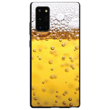 DistinctInk® Hard Plastic Snap-On Case for Apple iPhone or Samsung Galaxy - Beer Glass Foam Bubbles