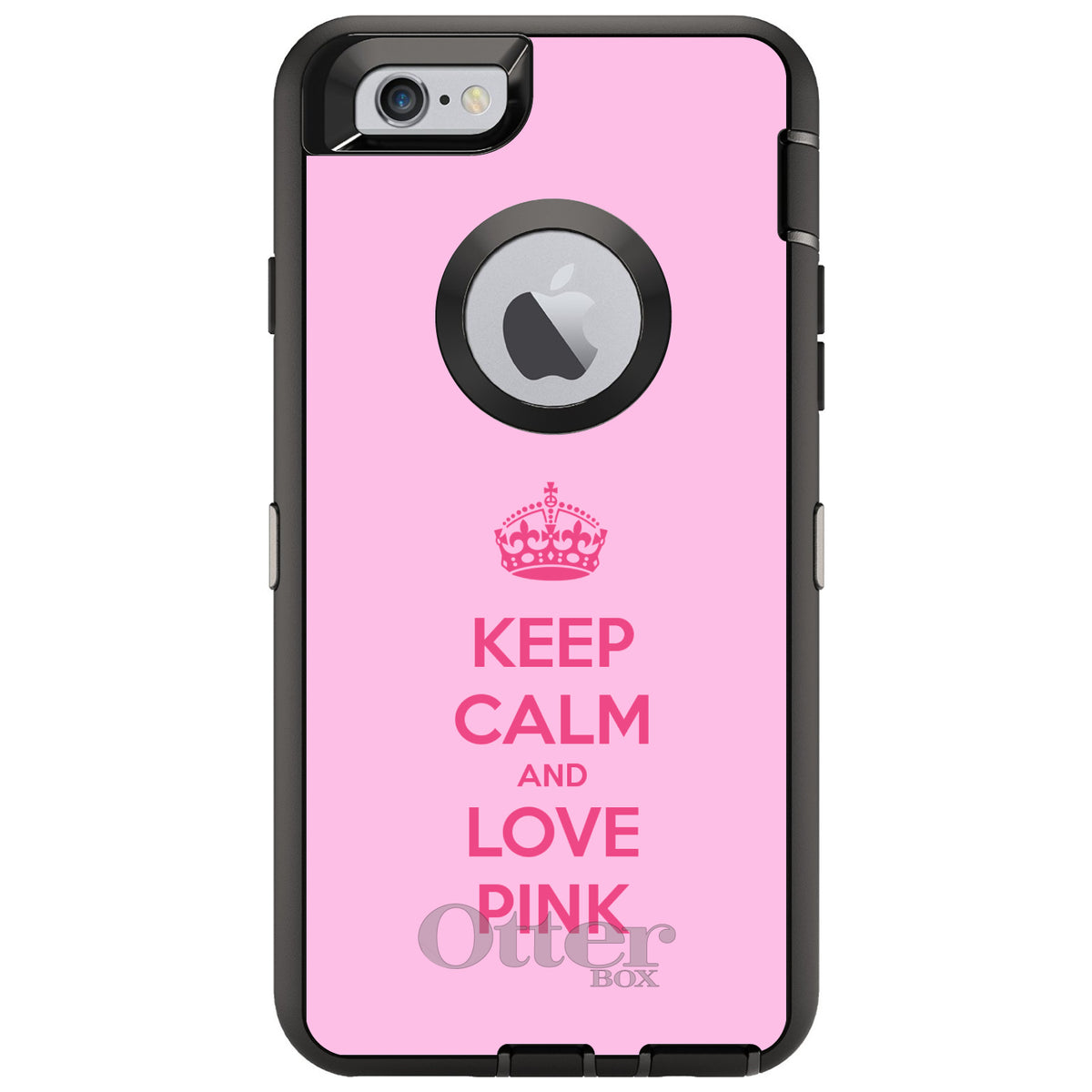 Keep Calm and Love Pink OtterBox Defender Case for iPhone & Galaxy, view 4