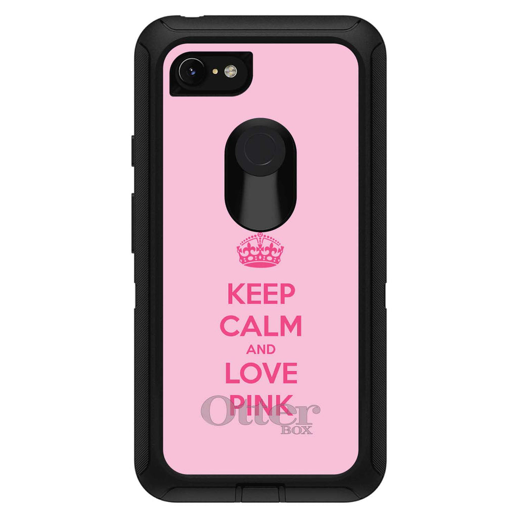 Keep Calm and Love Pink OtterBox Defender Case for iPhone & Galaxy, view 15