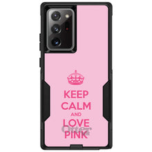 DistinctInk™ OtterBox Commuter Series Case for Apple iPhone or Samsung Galaxy - Keep Calm and Love Pink