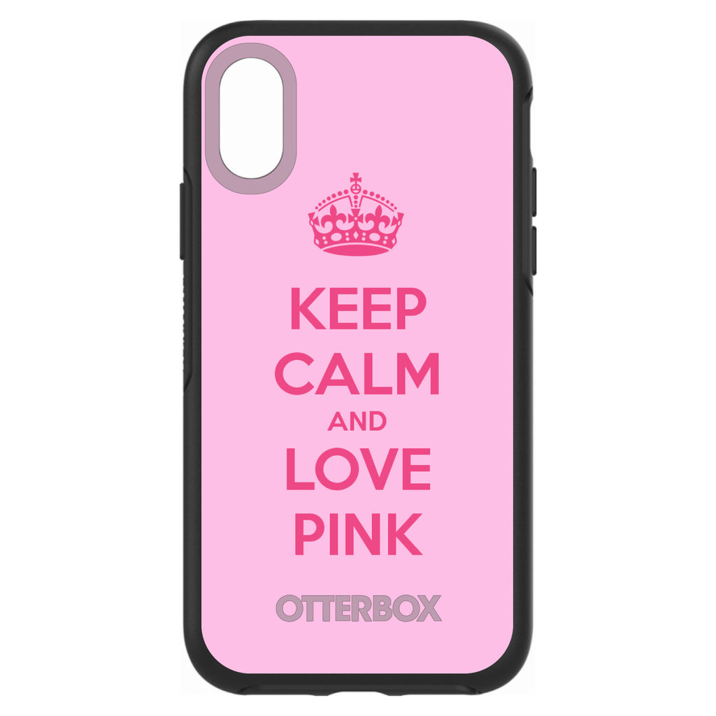 Keep Calm and Love Pink OtterBox Symmetry Case for iPhone & Galaxy, view 4