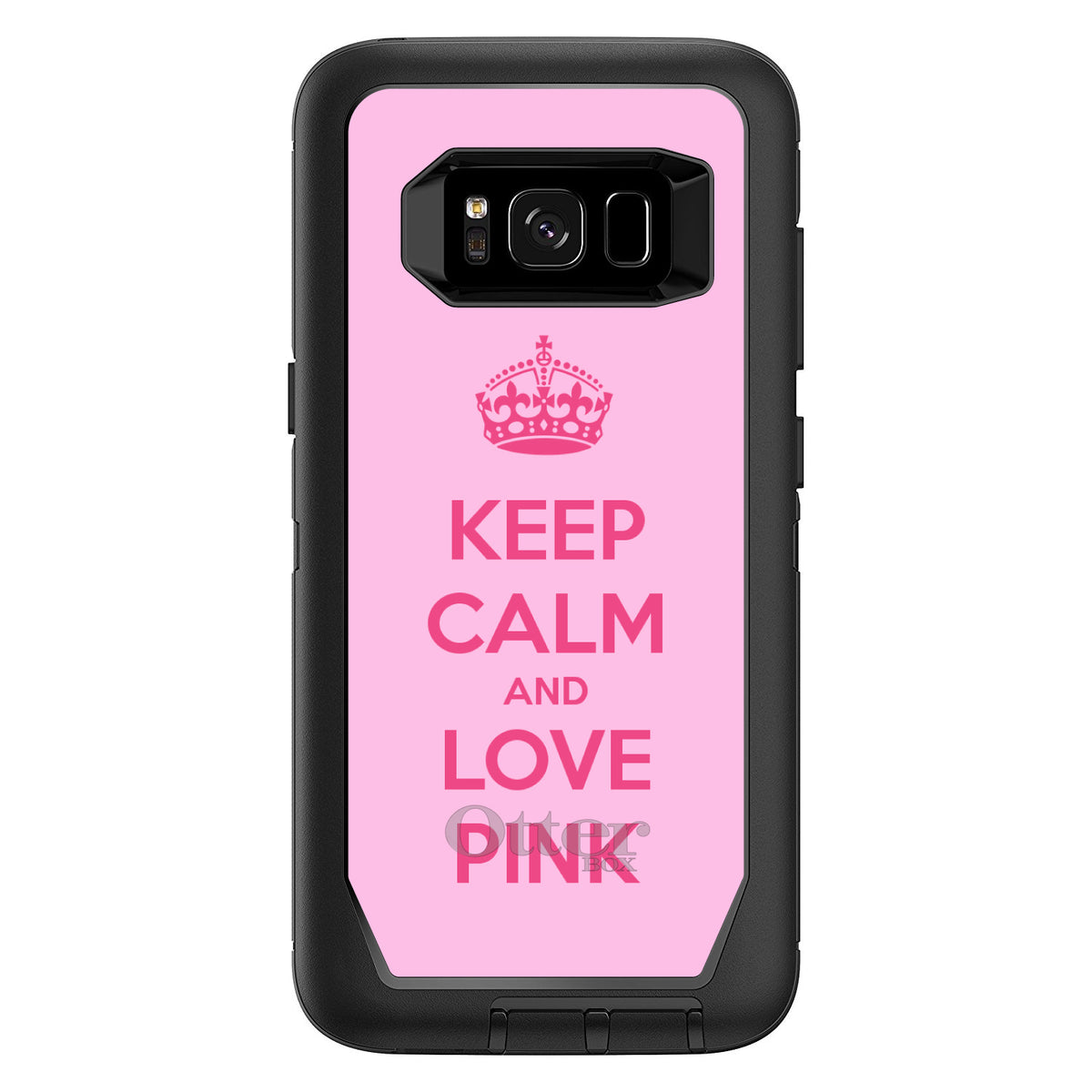 Keep Calm and Love Pink OtterBox Defender Case for iPhone & Galaxy, view 9