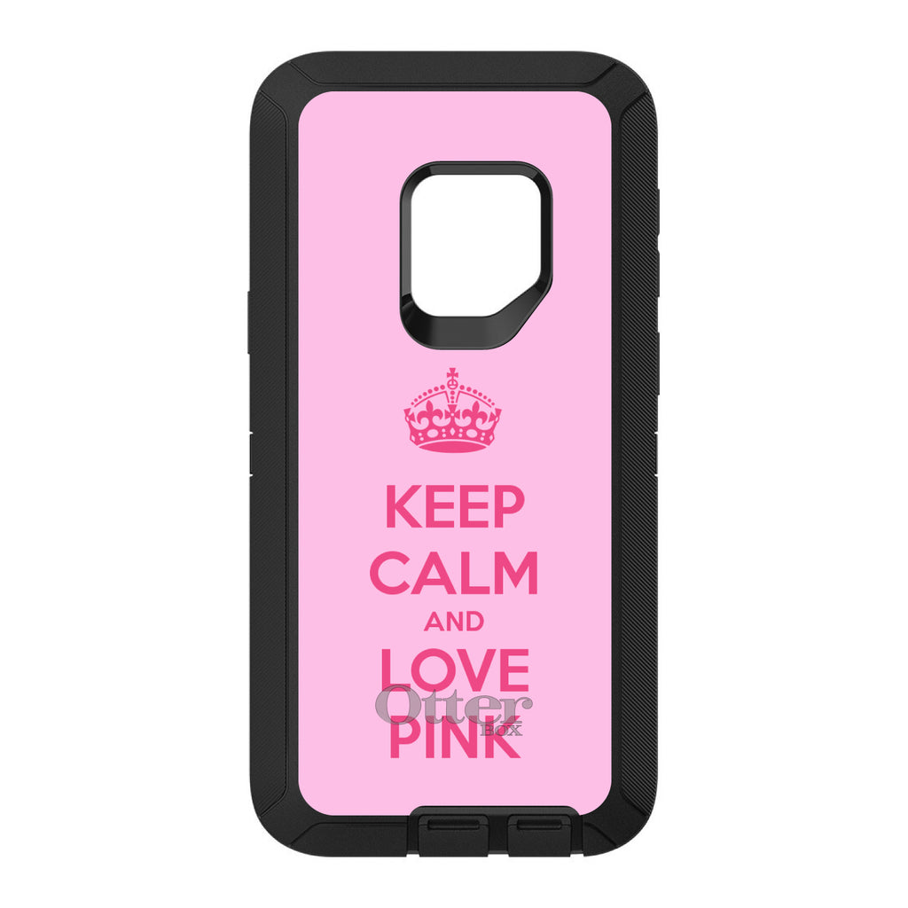 Keep Calm and Love Pink OtterBox Defender Case for iPhone & Galaxy, view 8