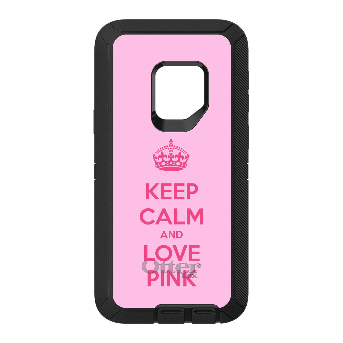 Keep Calm and Love Pink OtterBox Defender Case for iPhone & Galaxy, view 8