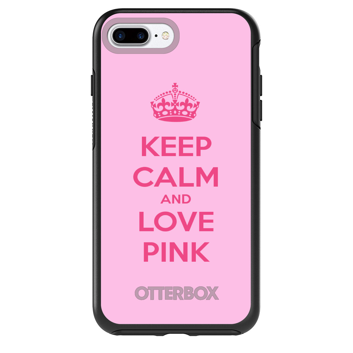 Keep Calm and Love Pink OtterBox Symmetry Case for iPhone & Galaxy, view 2
