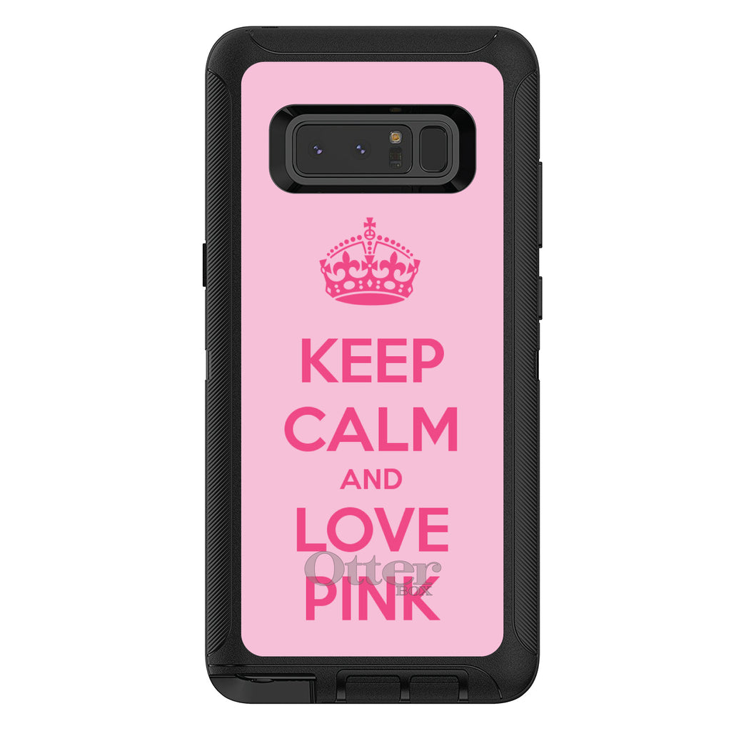 Keep Calm and Love Pink OtterBox Defender Case for iPhone & Galaxy, view 14