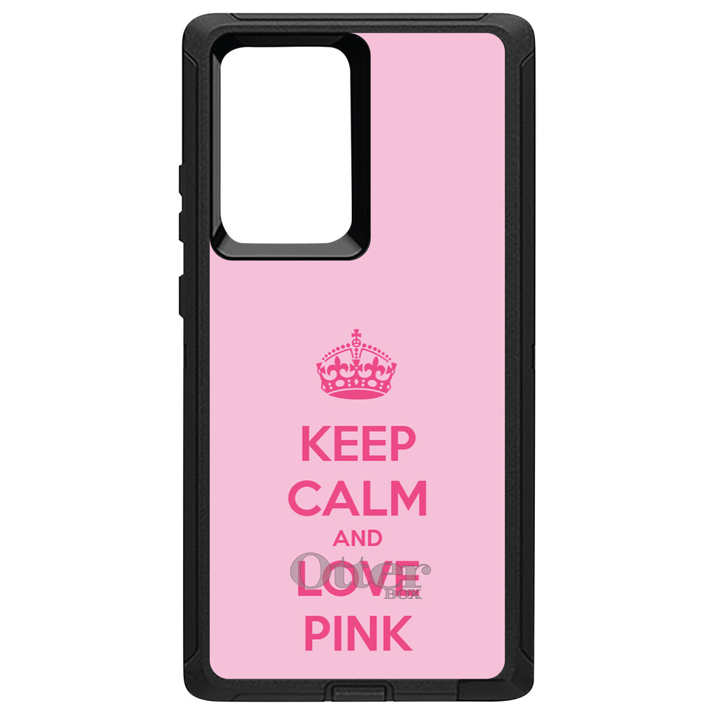 Keep Calm and Love Pink OtterBox Defender Case for iPhone & Galaxy, view 10
