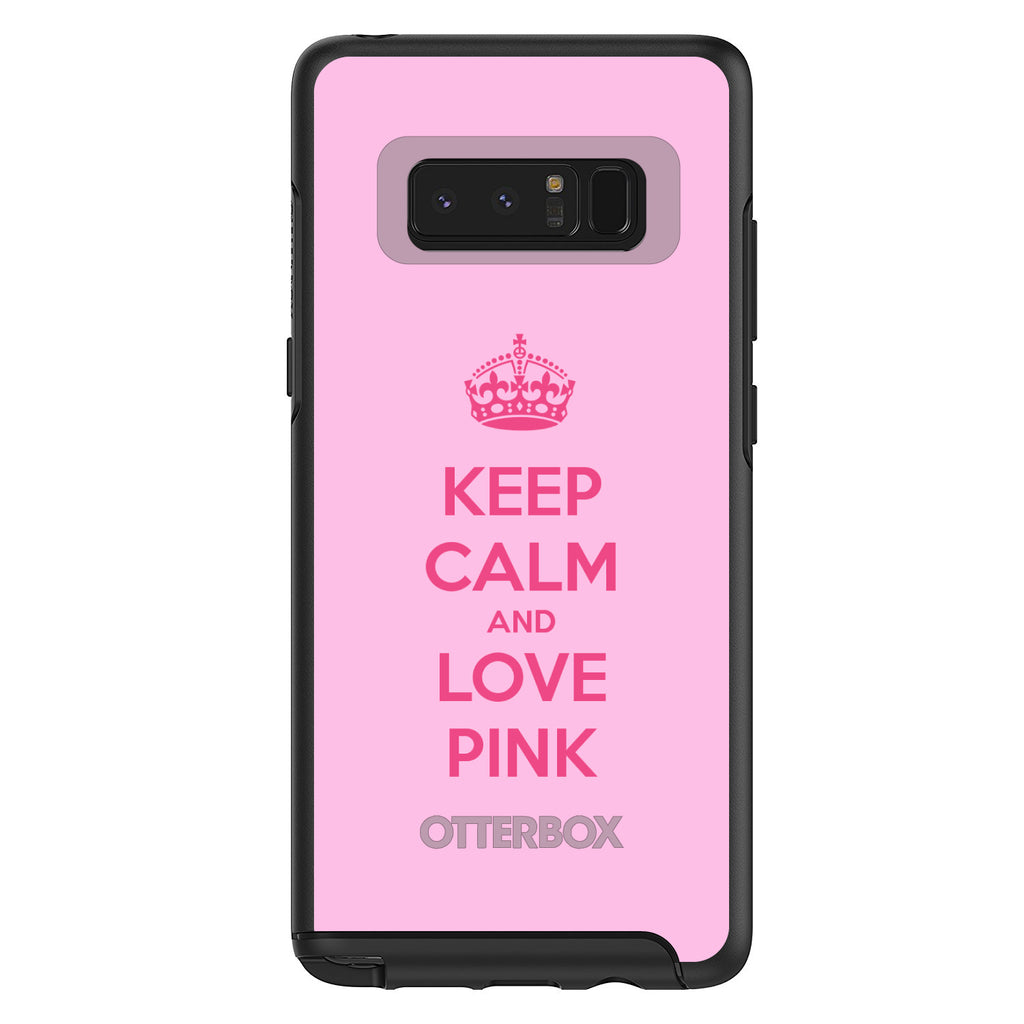 Keep Calm and Love Pink OtterBox Symmetry Case for iPhone & Galaxy, view 14