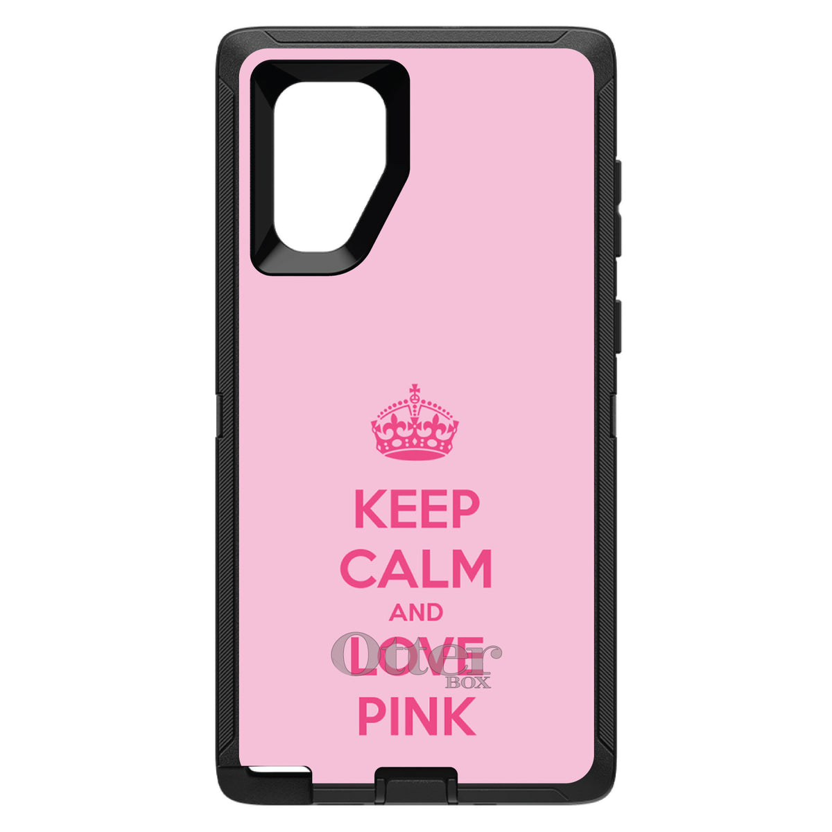 Keep Calm and Love Pink OtterBox Defender Case for iPhone & Galaxy, view 12