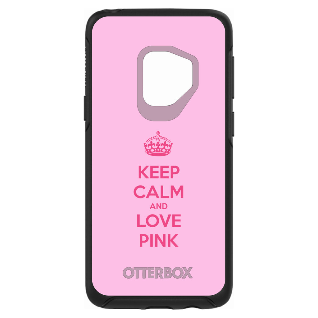 Keep Calm and Love Pink OtterBox Symmetry Case for iPhone & Galaxy, view 8