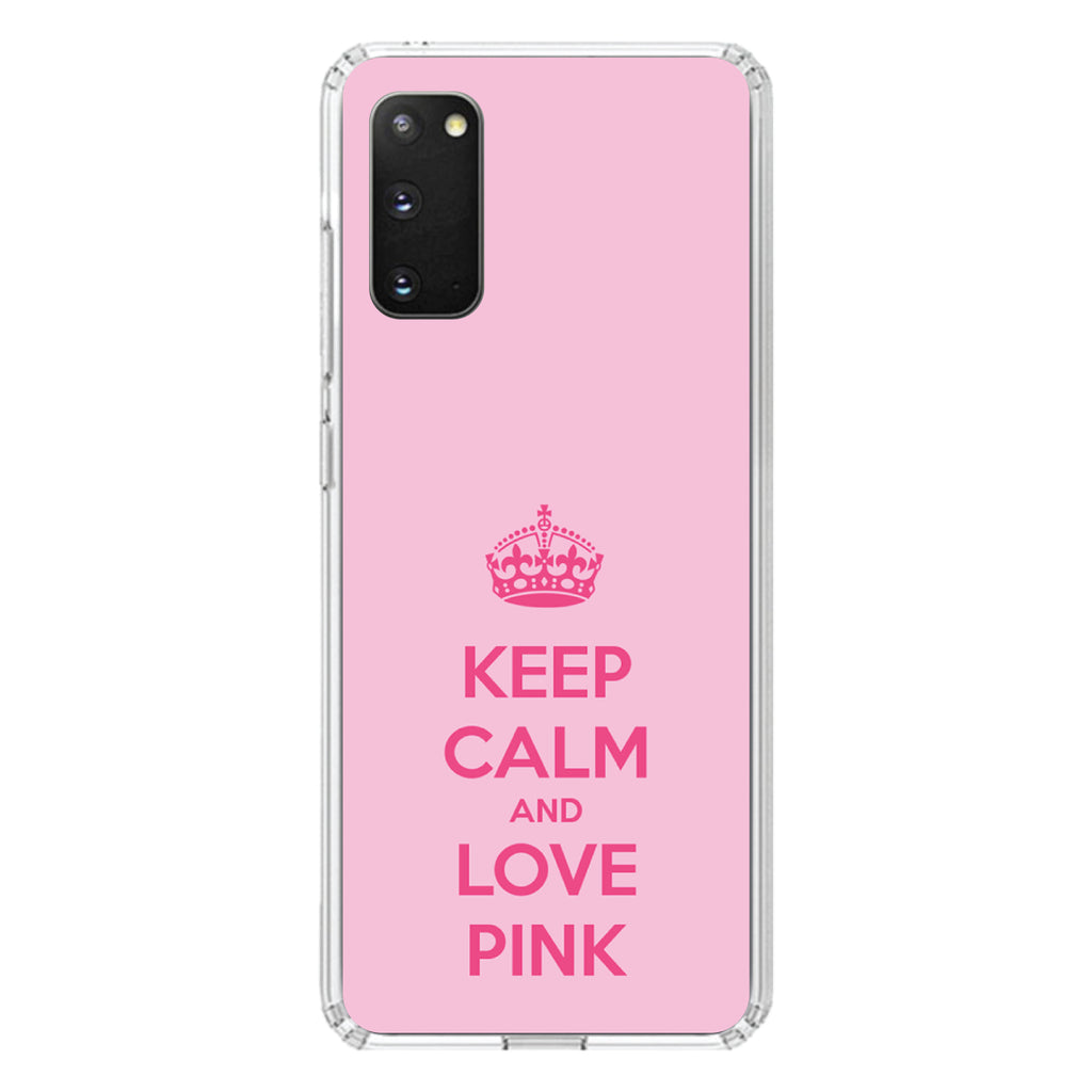 Keep Calm and Love Pink Clear Shockproof iPhone Case, view 13