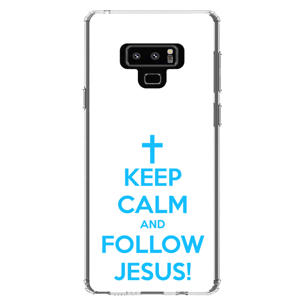 Keep Calm and Follow Jesus Clear Shockproof iPhone Case, view 11