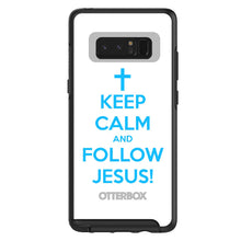 DistinctInk™ OtterBox Symmetry Series Case for Apple iPhone / Samsung Galaxy / Google Pixel - Keep Calm and Follow Jesus