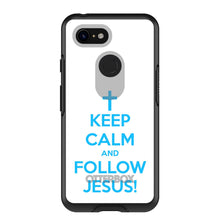 DistinctInk™ OtterBox Symmetry Series Case for Apple iPhone / Samsung Galaxy / Google Pixel - Keep Calm and Follow Jesus