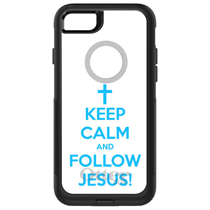 DistinctInk OtterBox Commuter Series Case for Apple iPhone or Samsung Galaxy - Keep Calm and Follow Jesus