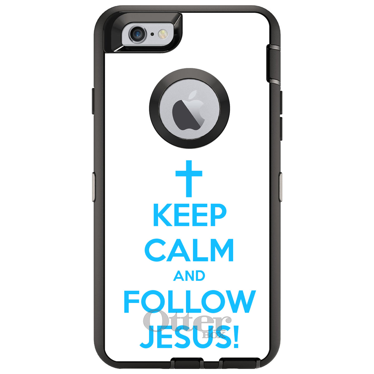 Keep Calm and Follow Jesus OtterBox Defender Case for iPhone & Galaxy, view 4